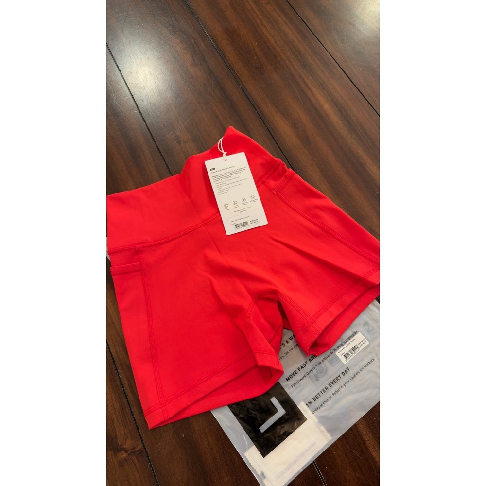 Bright Red Women’s Bike Shorts